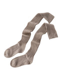 momentlover Casual Solid Color Stockings Accessories