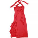 - Sexy Red Summer Dress   GEU1385
