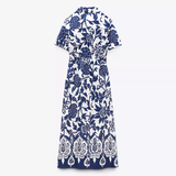 - vintage print dress GEU1373