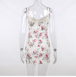 vmtvr- French retro print suspender dress GEU477