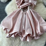 - Sexy A-line Pink Party Dress   GEU1460