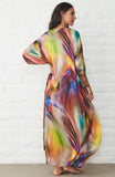 Deep V Neck Hollow Out Long Dress Women Plus Size Summer Beach Tunic White Sexy A Line Long Dress Vestidos Q274