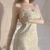 Female Lace Sexy Nightgown Women Sleepwear V Neck Sleeveless Backless Night Dress Woman Mini Sexy Lingerie For Women Nightie