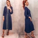 Deep V Neck Hollow Out Long Dress Women Plus Size Summer Beach Tunic White Sexy A Line Long Dress Vestidos Q274