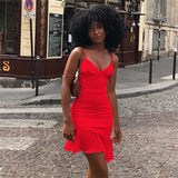 Back To School White Slim Dress Women Spaghetti Strap Bodycon Dress Female High Waist Sheath Club Party Dresses Summer Mini Vestidos