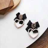 Momentlover Upright Heart Princesscore Earrings