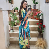 Deep V Neck Hollow Out Long Dress Women Plus Size Summer Beach Tunic White Sexy A Line Long Dress Vestidos Q274