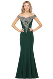In Stock Mermaid Satin Wedding Party Dress Burgundy Long Lace Open Back Gold Lace Prom Gown Fashion Clothing Vestido De Festa