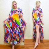 Deep V Neck Hollow Out Long Dress Women Plus Size Summer Beach Tunic White Sexy A Line Long Dress Vestidos Q274