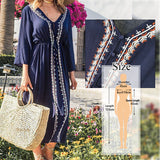 Deep V Neck Hollow Out Long Dress Women Plus Size Summer Beach Tunic White Sexy A Line Long Dress Vestidos Q274