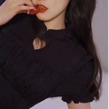 Black Vintage Dress Women French Bodycon Designer Elegant Mini Dress Female Korean Gothic Beach Party Sexy Dress Summer