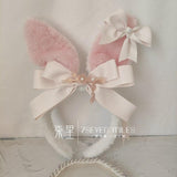 Momentlover Lady Lapinou Bunny Fairycore Cottagecore Princesscore Hair Accessory and Gloves Set