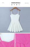 - A-line White Party Dress GEU727