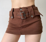 themeisles - Nolan Denim MIni Skirt
