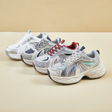 ins Korean version of the new dad shoes girl  spring student sports running casual thick sole height increase street shot Y2581