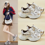 ins Korean version of the new dad shoes for women  spring student sports running casual thick soles increase MIS-3525