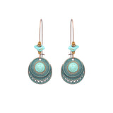 Semitic turquoise earrings