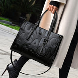 Women's bag new women's handbag bag high-end sense large-capacity tote bag fashionable texture letter shoulder tote bag