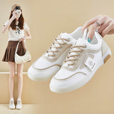 2025  ins Korean version mesh white shoes women's  summer new heightening student board shoes breathable casual XQ-G6082