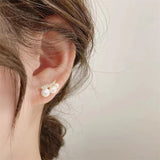 S925 Silver Needle Small Pearl Earrings