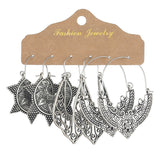 Snow tassel love wing earrings