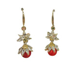 Wholesale zircon snow Pearl Earrings