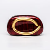 women's  new shoulder oblique span bag, special-shaped shell acrylic bag, fashion wedding dinner clutch bag