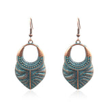 Tassel pendant alloy retro earrings