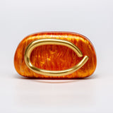 women's  new shoulder oblique span bag, special-shaped shell acrylic bag, fashion wedding dinner clutch bag