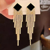 Long tassel earrings