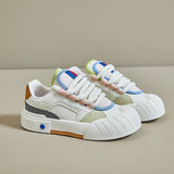 2025  spring little white shoes new Korean version ins female students platform heightening sports tide casual board shoes tide E801