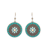 Drop oil geometric Bohemian earrings