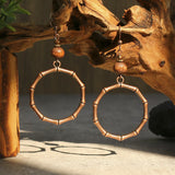 Tassel alloy hollow earrings