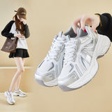 ins Korean version of the new dad shoes girl  spring student sports running casual thick sole height increase street shot Y2581