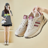 2025  ins Korean version of the new dad shoes girl  spring student sports running casual thick sole height increase street auction A5999