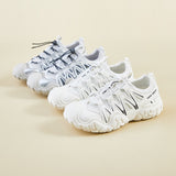 2025  ins Korean version of the new dad shoes girl  spring student sports running casual thick sole height increase street shot KT251