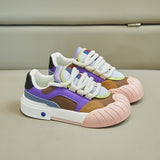 2025  spring little white shoes new Korean version ins female students platform heightening sports tide casual board shoes tide E801