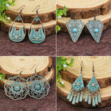 Tassel pendant alloy retro earrings