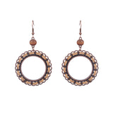 Tassel alloy hollow earrings