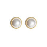 S925 silver needle simple small fragrant pearl earrings