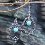 Exquisite Turquoise Bell Earrings