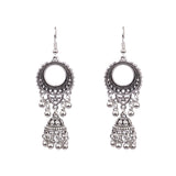 Long tassel Nepal lantern earrings