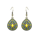 Drop oil geometric Bohemian earrings