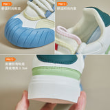 2025  spring little white shoes new Korean version ins female students platform heightening sports tide casual board shoes tide E801