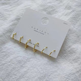 Simple earrings, personalized twist earrings