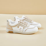 2025  ins Korean version mesh white shoes women's  summer new heightening student board shoes breathable casual XQ-G6082