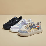 2025  spring little white shoes new Korean version ins female students platform heightening sports board shoes casual street shooting K1225