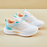 ins tide Korean version of flying woven sports shoes for women's  spring new student running casual shoes to increase the height of street shooting Q1003