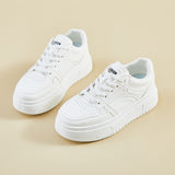 spring little white shoes new Korean version ins female students platform heightening sports board shoes casual street shooting H2512