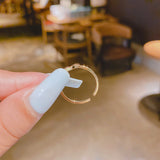 WHOLESALE Zircon Double Love Ladies Ring